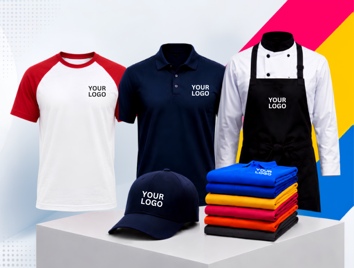 Custom branded uniforms and apparel